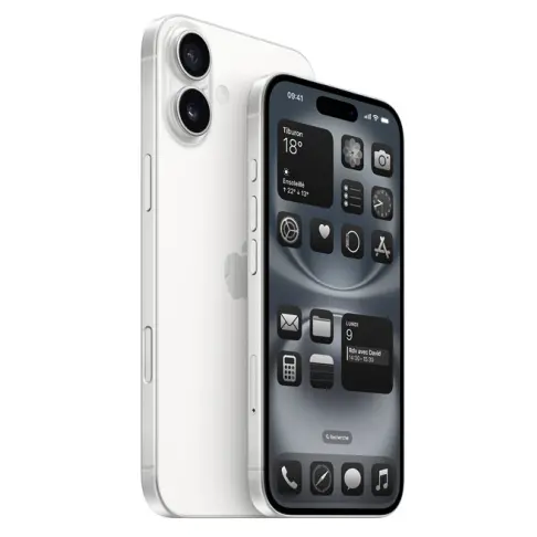 Smartphone APPLE iPhone 16 Blanc 128 Go - MYE93ZD/A - 5