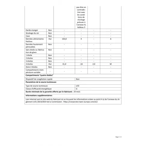Réfrigérateur 2 portes CANDY CMDDS5142WHN - 4