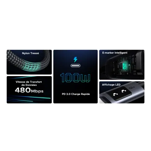 Connectique data UGREEN 35512 - 9