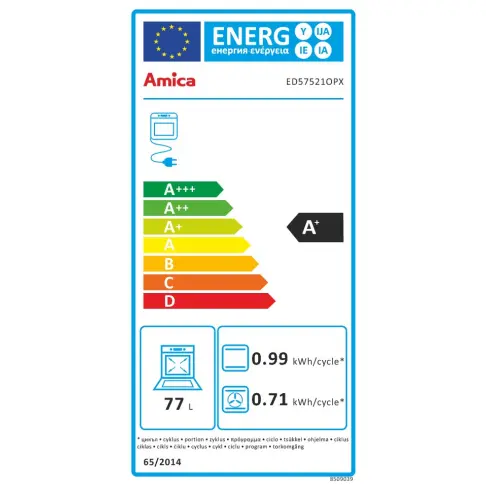 Four pyrolyse AMICA ED57521OPX - 8