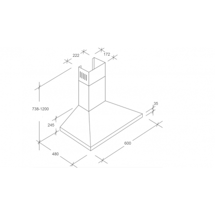 Hotte Decor Candy Cce 160 X Mda