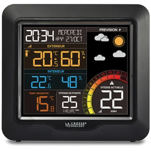 Centrale météo LA CROSSE TECHNOLOGY WS6861-BLA - 2