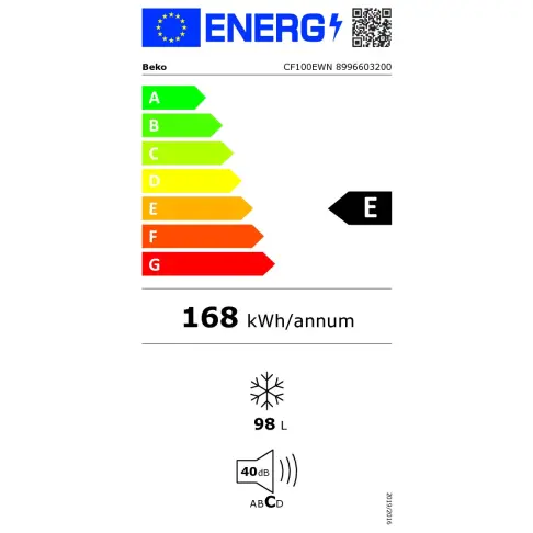 Congélateur coffre BEKO CF100EWN - 2