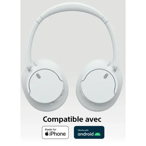 Casque sans fil SONY WHCH720NBLANC - 3