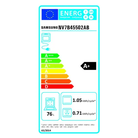 Four pyrolyse SAMSUNG NV7B45502AB - 10