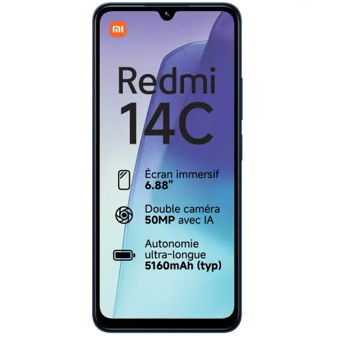 Smartphone XIAOMI REDMI14C256BLEU - 2