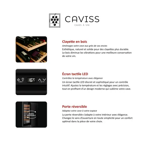 Cave à vin CAVISS CT2PL100CB - 9