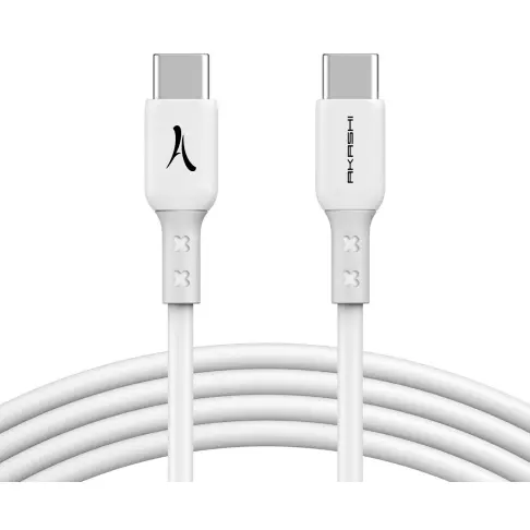 Câble usb AKASHI ALTCABLTCTCWH - 1