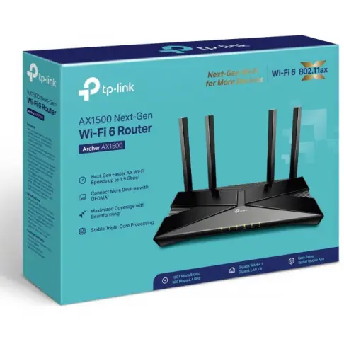 Routeur TPLINK ARCHERAX1500 - 5