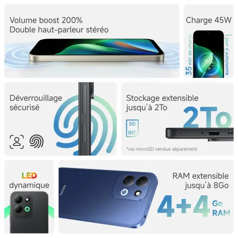 Smartphone XIAOMI REDMI174GBLEU - 7