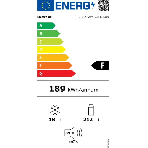 Réfrigérateur 1 porte ELECTROLUX LRB1AF23W - 8