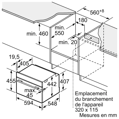 Micro-ondes encastrable multifonction SIEMENS CM924G1M1 - 8