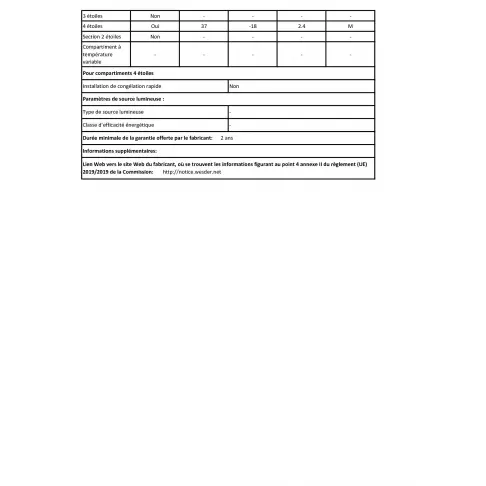 Réfrigérateur 2 portes EDER HH8RDP25 - 6