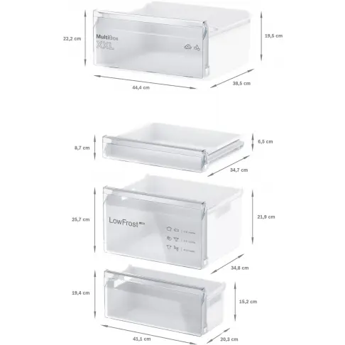 Réfrigérateur combiné intégré BOSCH KIV 86 NSF 0 - 9