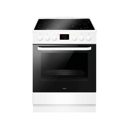 Cuisiniere Dessus Vitroceramique Amica Acv 3504 B Mda