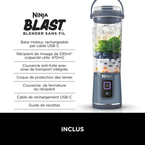 Blender sans fil NINJA BC151EUNV - 18 Blender sans fil NINJA BC151EUNV - 18