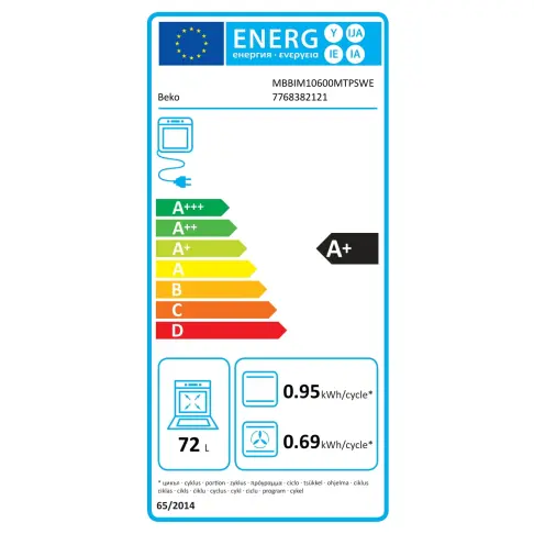 Four pyrolyse BEKO MBBIM10600MTPSWE - 3