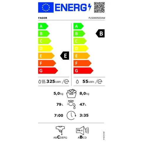 Lave-linge séchant FAGOR FLS0805IDAW - 6