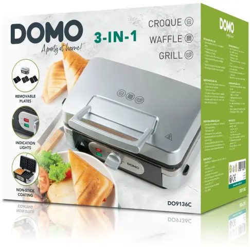 Gaufrier multifonction DOMO DO9136C - 11