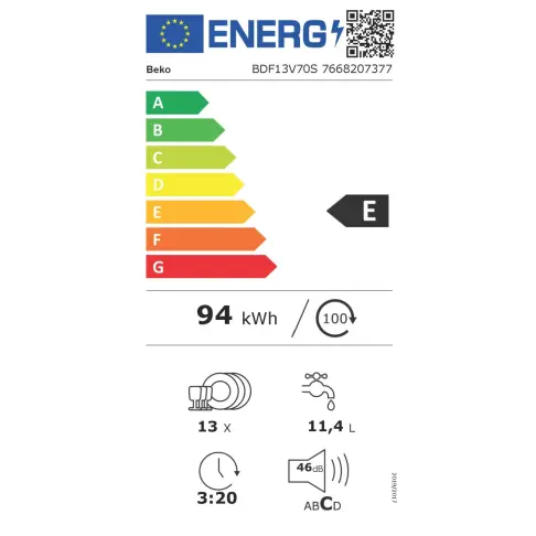 Lave-vaisselle 60 cm BEKO BDF13V70S - 2