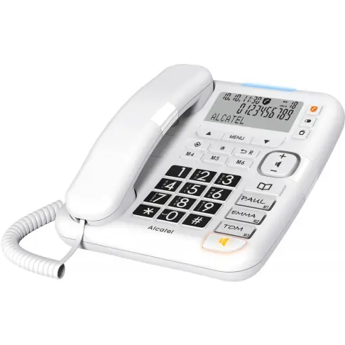 Téléphone filaire ALCATEL TMAX70BLANC - 1