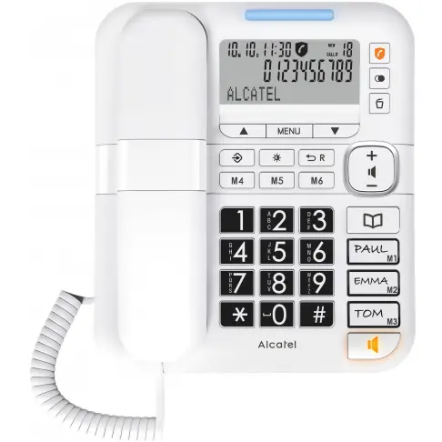 Téléphone filaire ALCATEL TMAX70BLANC - 2