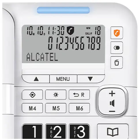 Téléphone filaire ALCATEL TMAX70BLANC - 4
