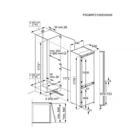 Réfrigérateur intégrable 1 porte ELECTROLUX LNT6ME18S - 10