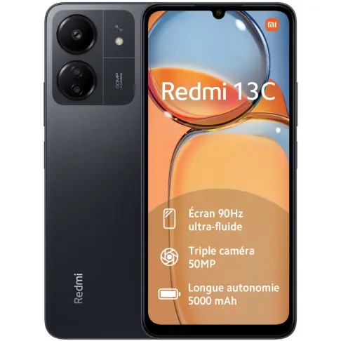 Smartphone XIAOMI REDMI13C128NOIR - 1