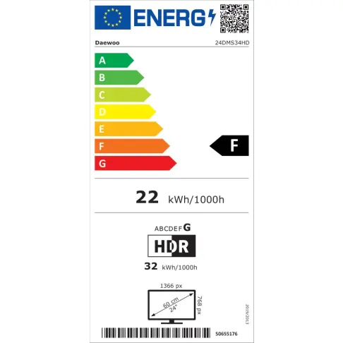 Tv led 24'' DAEWOO 24DMS34HD - 2