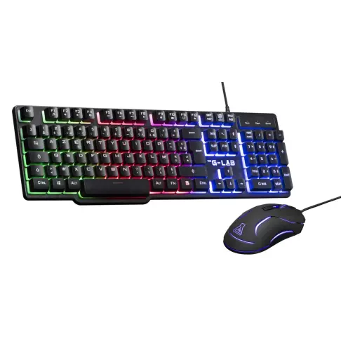Clavier gaming THE G-LAB COMBO-CHROM-EX/FR - 1