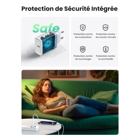 Chargeur secteur UGREEN 60450 - 5