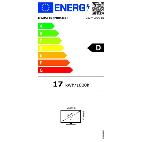 Ecran pc gaming IIYAMA GB2741QSU-B1 - 18
