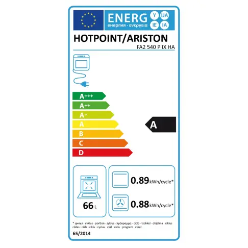 Four pyrolyse HOTPOINT-ARISTON FA 2540 PIXHA - 3