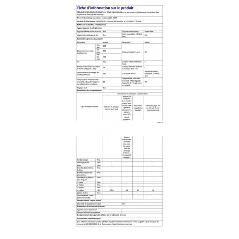 Congélateur coffre EDER ECFS99CW-11 - 3