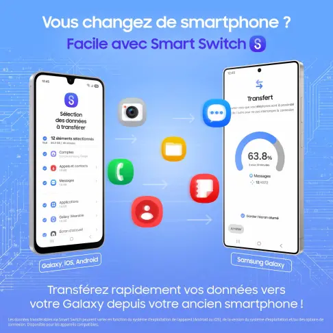 Smartphone SAMSUNG GALAXYS26BLANC256 - 12