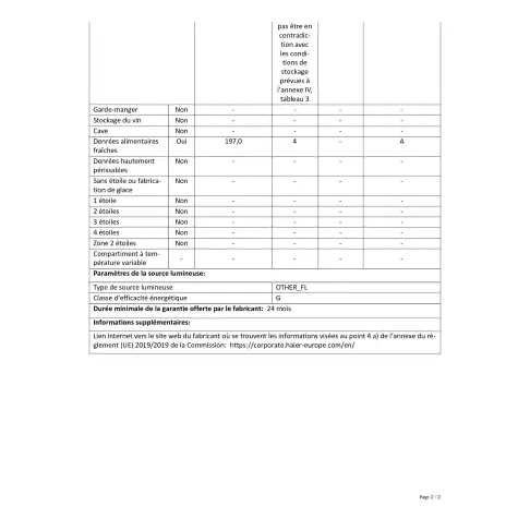 Réfrigérateur intégré 1 porte CANDY CFBL2150NN - 2