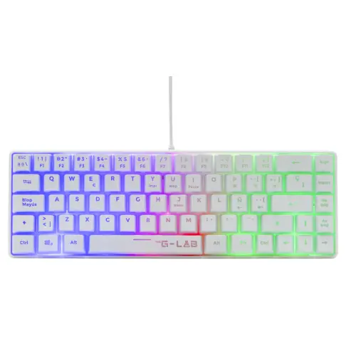 Clavier gaming THE G-LAB KEYZ-HYDROGENW/FR - 1