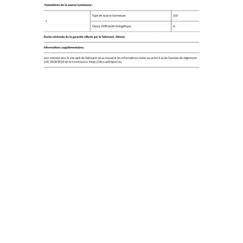 Réfrigérateur intégré 1 porte WHIRLPOOL ARG180701 - 4