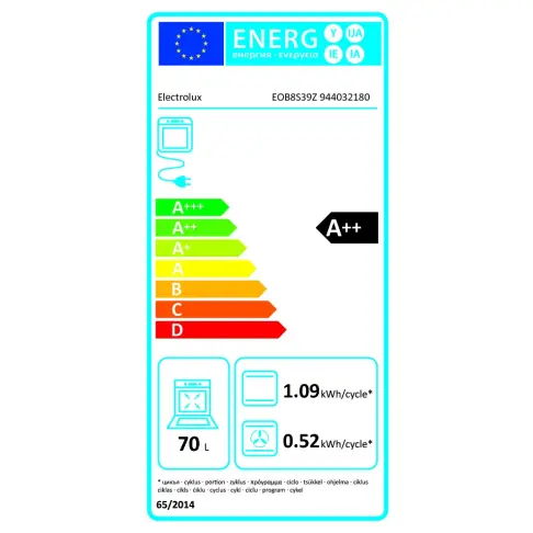 Four vapeur combiné ELECTROLUX EOB8S39Z1 - 6