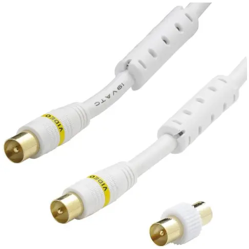 Cordons coaxiaux tv et satellite ITC 4631 - 1