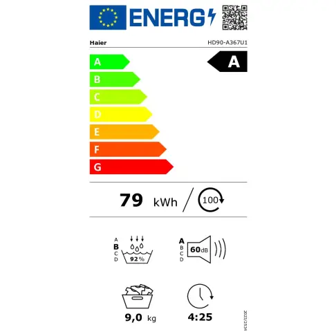Sèche-linge frontal HAIER HD90-A36U1-FR - 2