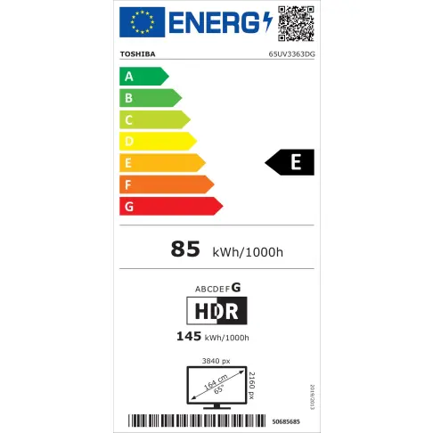 Tv led 65'' TOSHIBA 65UV3363DG - 10