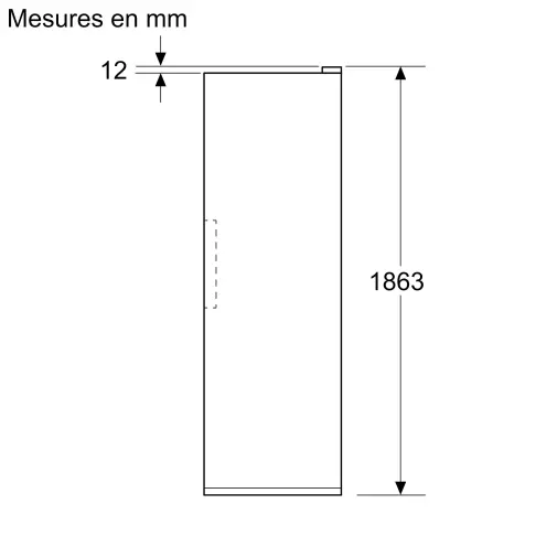 Réfrigérateur 1 porte SIEMENS KS36NEWCM - 8