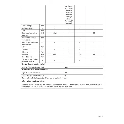 Réfrigérateur combiné inversé BEKO RCSA 270 K 30 SN - 8