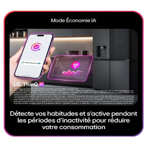 Réfrigérateur américain LG GSJV70DSLE - 12