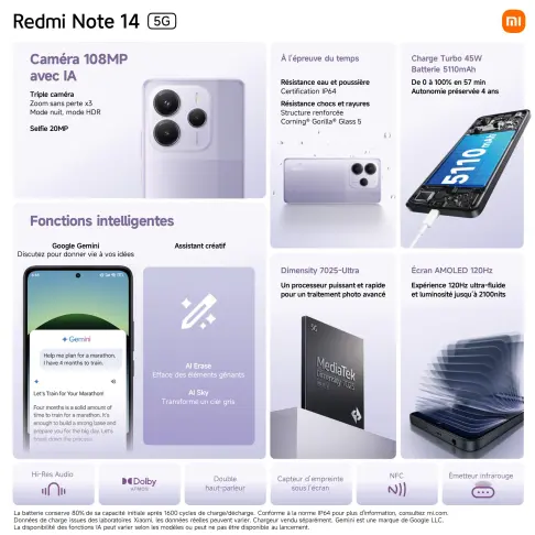 Smartphone XIAOMI REDMINOTE145GVERT256 - 5