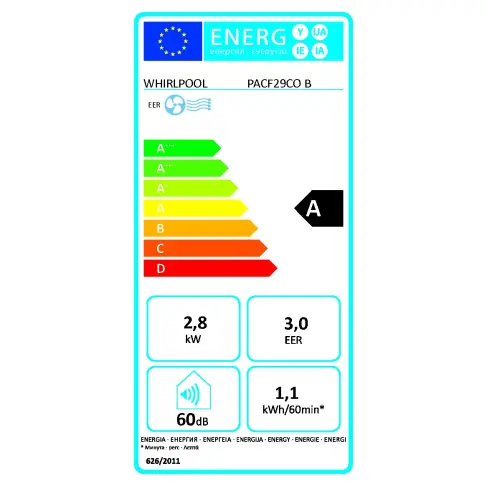Climatisation monobloc WHIRLPOOL PACF29COB - 4