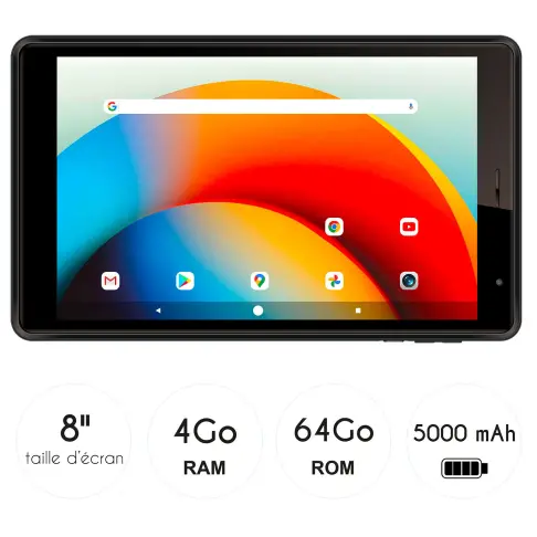 Tablette tactile LOGICOM TAB80464B - 3