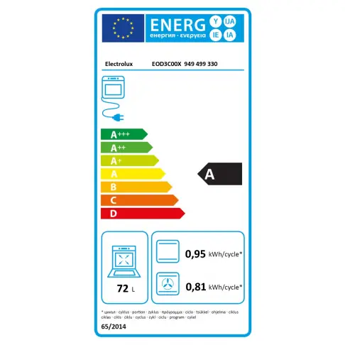 Four catalyse ELECTROLUX EOD 3 C 00 X - 9